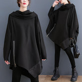 Long Sleeve Irregular Sweatshirt